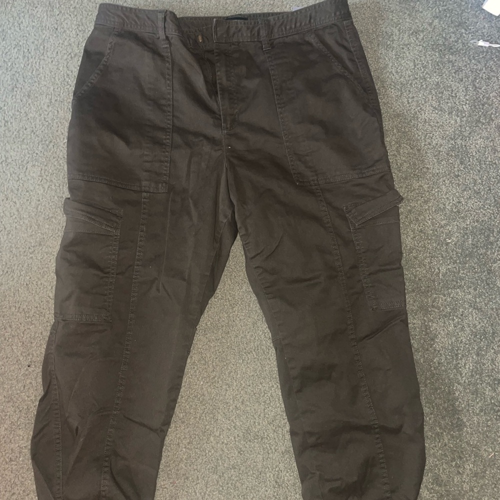 Banana Republic Dark Green Cargo Pants